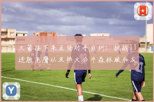 火箭接下来五场对手分析：挑战11连胜老鹰以及热火公牛森林狼和灰熊